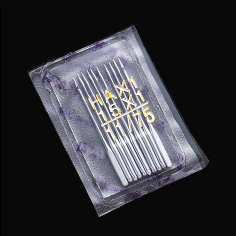 10db varrótű univerzális 15x1 130x705H vegyes készlet csomagolás Tartós varrótartozékok minden márkájú háztartási varrógéphez