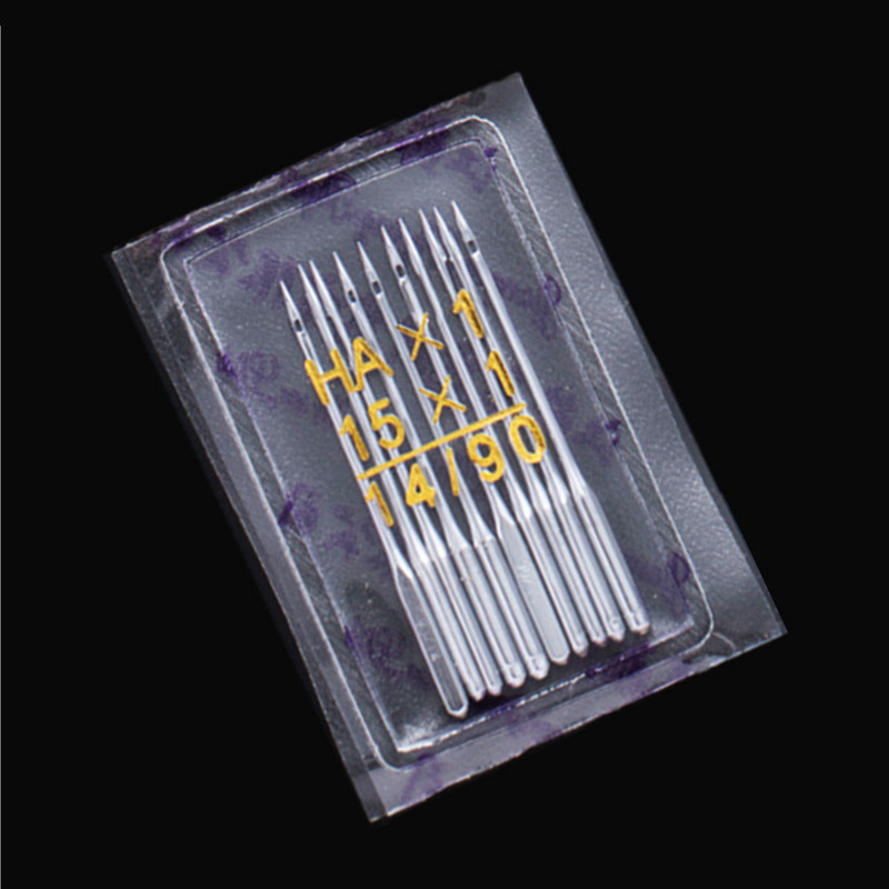 10db varrótű univerzális 15x1 130x705H vegyes készlet csomagolás Tartós varrótartozékok minden márkájú háztartási varrógéphez