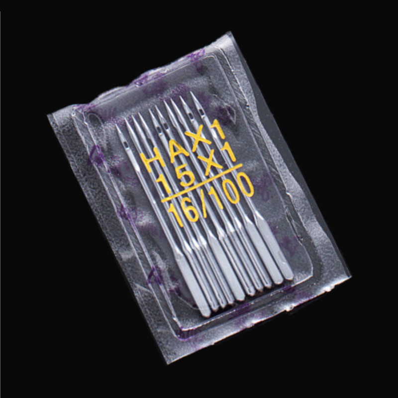 10db varrótű univerzális 15x1 130x705H vegyes készlet csomagolás Tartós varrótartozékok minden márkájú háztartási varrógéphez