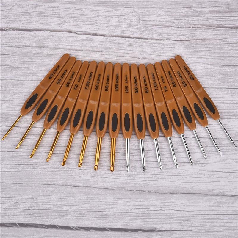 8 vnt. Mišrus dydis 2,5–6 mm Nėrimo kabliukas Trikotažo pynimo verpalai Mezgimo adata Plastikinė rankena Mezgimo kabliukai Virbalai Įrankiai Kalėdų DOVANA