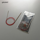 QZLKNIT 80cm/60cm visokokvalitetne najlonske cijevi kružne igle za pletenje Alat za tkanje džempera Vuna Pamučna pređa DIY pribor za pletenje