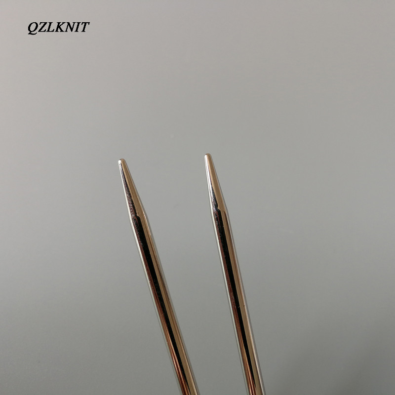 QZLKNIT 80cm/60cm Tub de nailon de înaltă calitate ace circulare de tricotat pulovere instrumente de țesut lână fire de bumbac bricolaj accesorii de tricotat