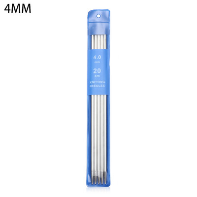 5 vnt., nerūdijančio plieno tiesios mezgimo adatos, metalinės nėrimo kabliukas, „pasidaryk pats“ megztinis, pynimas, mezgimo įrankiai, dydis 2–5 mm siuvimo priedai