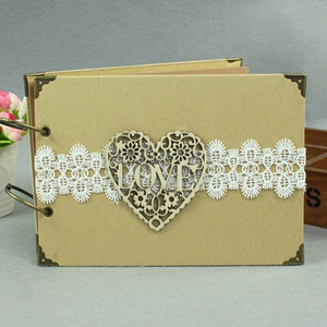 21cmX15cm 25σεντόνια Προσαρμοσμένα ονόματα love bird Γάμος Βιβλίο επισκεπτών Υπογραφή Βιβλία Ζευγάρι Ξύλινο Τετράδιο Vintage Διακόσμηση Γάμου
