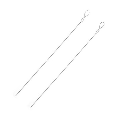 2 tk roostevabast terasest suur silm 0,15-0,7 mm pärlimisnõel helmeste jaoks Keermepael Ehted Käevõru Kaelakee Tööriistanõelad DIY