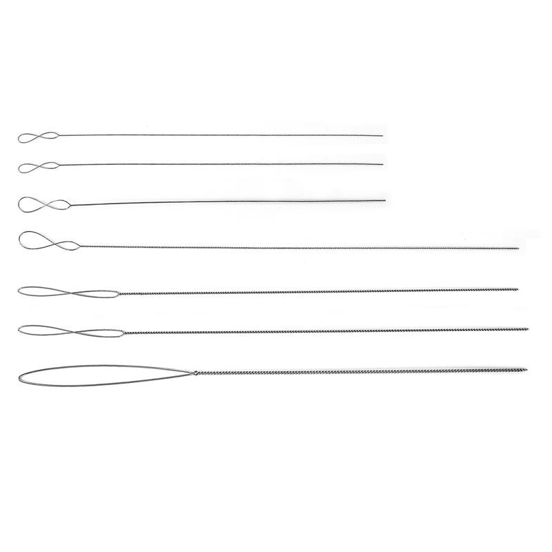 2 tk roostevabast terasest suur silm 0,15-0,7 mm pärlimisnõel helmeste jaoks Keermepael Ehted Käevõru Kaelakee Tööriistanõelad DIY