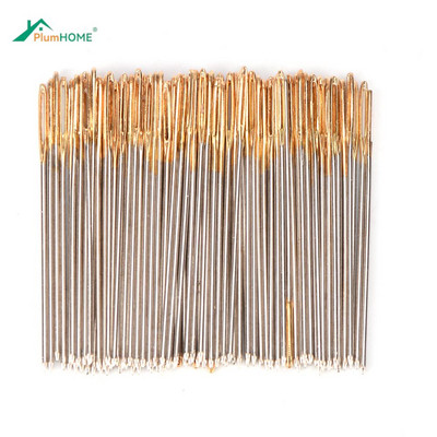 Wholesale New 10/30/100 PCS/lot Golden Tail Embroidery Fabric Cross Stitch Needles Size 24 For 11CT Stitch Cloth Sewing