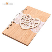 1 tk rustikaalne pulmakaunistus Külalisteraamatud Pulmadekoratsioon Piduliku peo tarvikud Sündmuspeo puidust tühjad signatuuriga külalisteraamatud