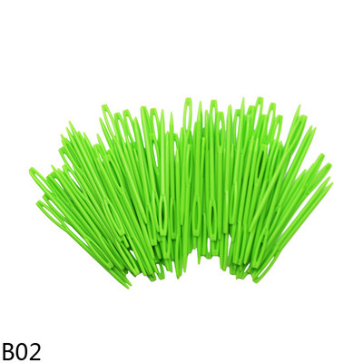 100 buc 7 cm ace de tricotat din plastic bricolaj croșetat ace de fire de lână pentru copii unelte de țesut accesorii de cusut