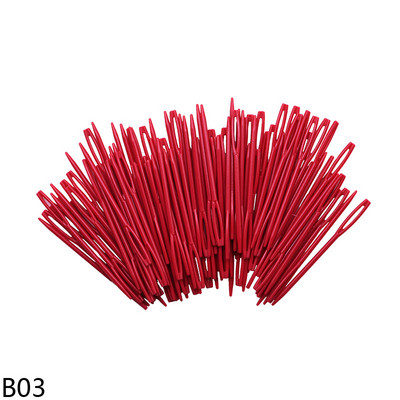 100 buc 7 cm ace de tricotat din plastic bricolaj croșetat ace de fire de lână pentru copii unelte de țesut accesorii de cusut