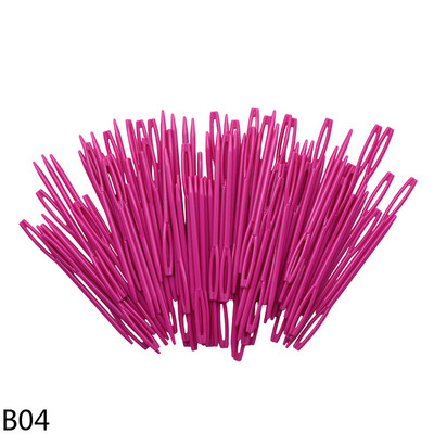 100 buc 7 cm ace de tricotat din plastic bricolaj croșetat ace de fire de lână pentru copii unelte de țesut accesorii de cusut