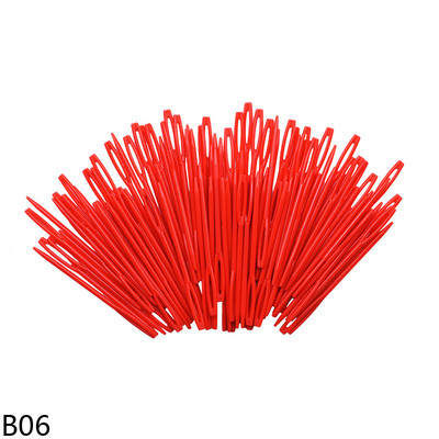 100 buc 7 cm ace de tricotat din plastic bricolaj croșetat ace de fire de lână pentru copii unelte de țesut accesorii de cusut