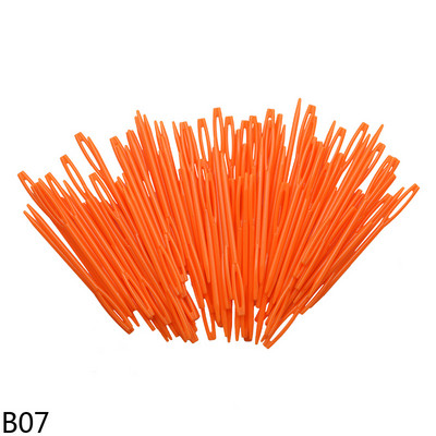 100 buc 7 cm ace de tricotat din plastic bricolaj croșetat ace de fire de lână pentru copii unelte de țesut accesorii de cusut