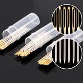 6/12/30 buc Ace pentru cleștare cu punct de cruce Coada de aur Ac tocit Ac orb Vârstnici Orificiu lateral pentru ac DIY Instrumente de cusut