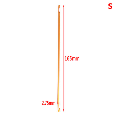 1/3 buc. Afgan Tunisian Aluminiu Croșetat Ac de tricotat Instrument de tricotat manual cu un ochi Ace de cusut Croșetat