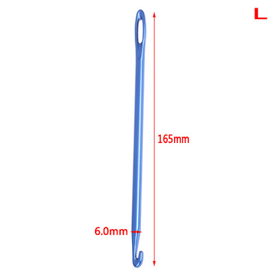 1/3 buc. Afgan Tunisian Aluminiu Croșetat Ac de tricotat Instrument de tricotat manual cu un ochi Ace de cusut Croșetat