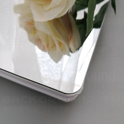 Svečių knyga Vestuvių Svečių knyga Suasmenintas Graviruoti Išraižyti Veidrodis Tuščias Pritaikytas individualiems vardams Data Viršelis Dovana Parašas Dekoras G022