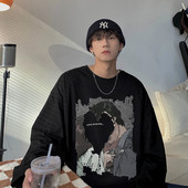 Muška široka bluza s printom