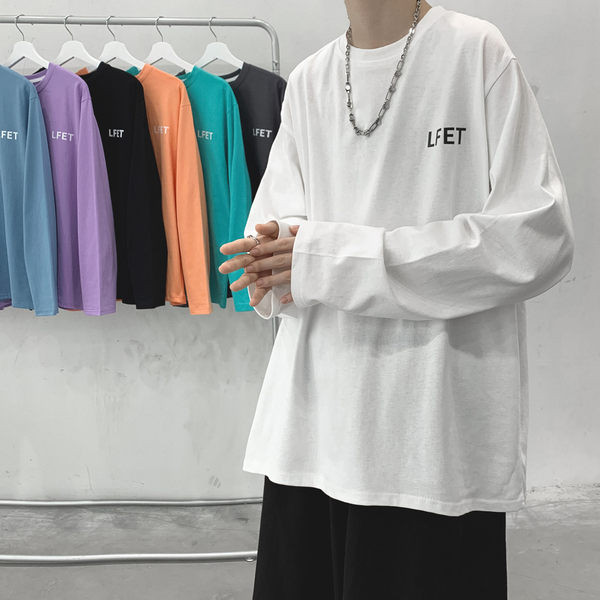 Široka muška bluza s uzorkom O izreza