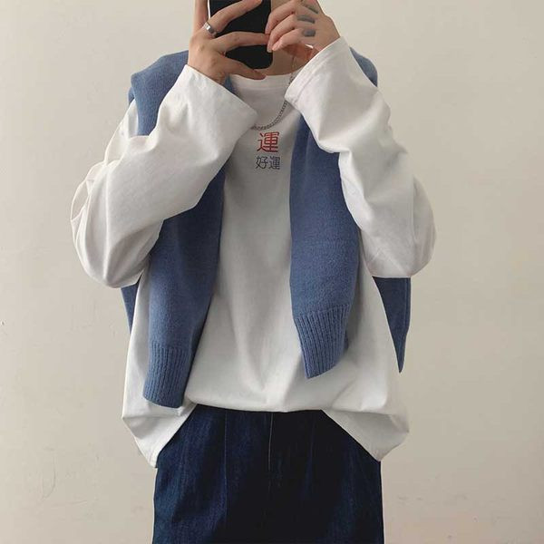 Bluză cu mânecă lungă cu imprimeu largi, pentru bărbați