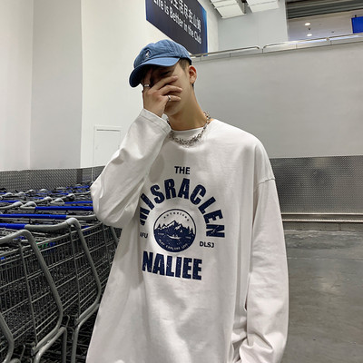 Trükiga kevad-sügis meeste pluus