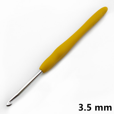 2mm-10mm 14 dimensiuni mâner moale croșetat ace de tricotat set de instrumente bricolaj fire pulover mănuși pălărie țesut instrumente artizanale