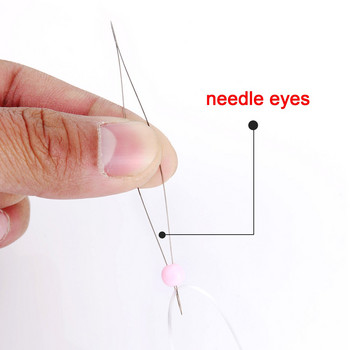 5/6/8Pcs Beading Needles Pins Open Curved Needle for Beads βραχιόλι DIY Εργαλεία κατασκευής κοσμημάτων Χειροποίητες καρφίτσες με κλωστές με χάντρες