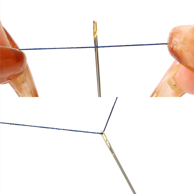 12 tk roostevabast terasest õmblusnõelad külgmised augud käsitsi õmblusnõelad isekeermestavad pimenõelad majapidamises kasutatavad õmblustarvikud