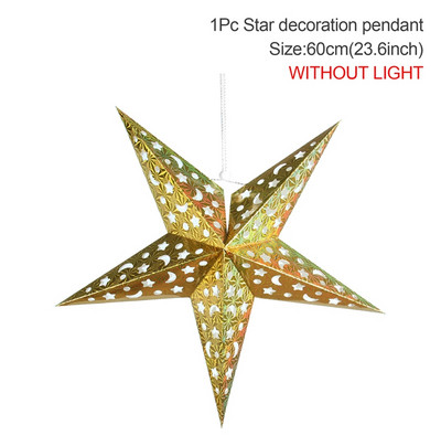Eid Mubarak Hollow Out Star kabantis pakabukas Kalėdų Ramadano dekoras namų Islamo musulmonų vakarėliui Mubarakas Eid Al Adha Kareem
