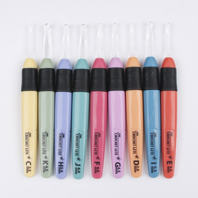 LED siuvimo adatos nėrimo kabliukai, adatos 2,5–6,5 mm, šviesos diodas, nėrimo kabliukas, mezgimo adatos, pynimo siuvimo priedai įrankis