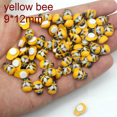 MINI puidust mesilasele lepatriinu värviline liimiga Kodu külmkapi seinakaunistus DIY käsitööna valmistatud lapsele peo tarvikud 50/100 tk