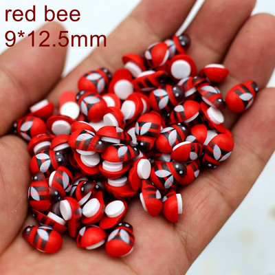 MINI puidust mesilasele lepatriinu värviline liimiga Kodu külmkapi seinakaunistus DIY käsitööna valmistatud lapsele peo tarvikud 50/100 tk