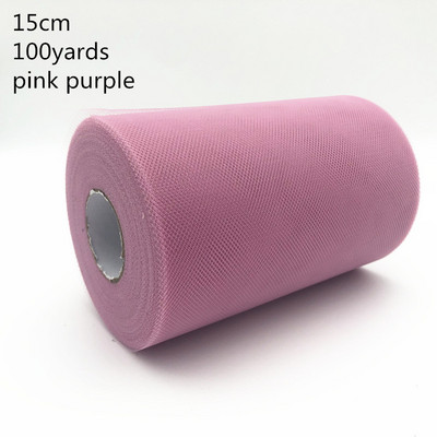 Tülli rullpool 100 jardi 15 cm organza rull tüllkangast Tutu seelik Tüdruk Beebi dušš Pulmakaunistus Sünnipäevakaunistus.