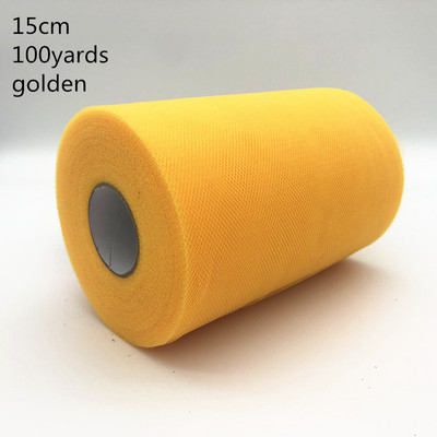 Tülli rullpool 100 jardi 15 cm organza rull tüllkangast Tutu seelik Tüdruk Beebi dušš Pulmakaunistus Sünnipäevakaunistus.
