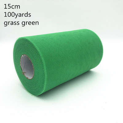 Tülli rullpool 100 jardi 15 cm organza rull tüllkangast Tutu seelik Tüdruk Beebi dušš Pulmakaunistus Sünnipäevakaunistus.