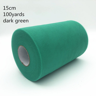 Tülli rullpool 100 jardi 15 cm organza rull tüllkangast Tutu seelik Tüdruk Beebi dušš Pulmakaunistus Sünnipäevakaunistus.