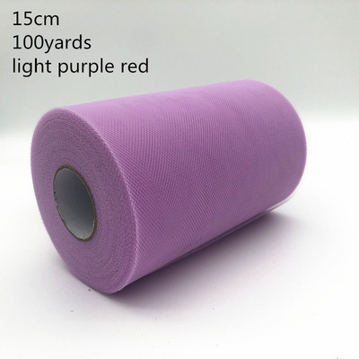 Tülli rullpool 100 jardi 15 cm organza rull tüllkangast Tutu seelik Tüdruk Beebi dušš Pulmakaunistus Sünnipäevakaunistus.