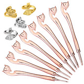 Hot Sale Πλεκτά βελονάκια Χρυσή αλεπού μοτίβο βελόνες πλεξίματος κιτ ύφανσης χειροτεχνία πουλόβερ πλέξιμο εργαλεία ύφανσης κιτ δαχτυλίδι βρόχος πλεξίματος