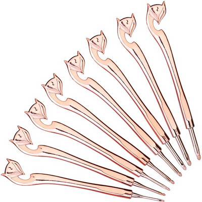 Hot Sale Πλεκτά βελονάκια Χρυσή αλεπού μοτίβο βελόνες πλεξίματος κιτ ύφανσης χειροτεχνία πουλόβερ πλέξιμο εργαλεία ύφανσης κιτ δαχτυλίδι βρόχος πλεξίματος