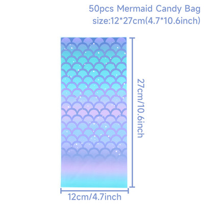 Merineitsipidu värvilise kestaga ühekordselt kasutatavad lauanõud Suvine merealune rannapidu Väike merineitsi tüdrukute 1. sünnipäevapeo sisustus