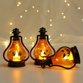 Halloween Lights Pumpkin Horror Ghost Wind Lantern DIY Κρεμαστά στολίδια Απόκριες Διακοσμήσεις για το σπίτι Πρωτοχρονιά Παιδικά Δώρα