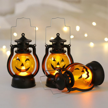 Halloween Lights Pumpkin Horror Ghost Wind Lantern DIY Κρεμαστά στολίδια Απόκριες Διακοσμήσεις για το σπίτι Πρωτοχρονιά Παιδικά Δώρα