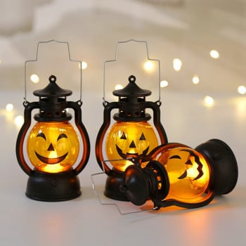 Halloween Lights Pumpkin Horror Ghost Wind Lantern DIY Κρεμαστά στολίδια Απόκριες Διακοσμήσεις για το σπίτι Πρωτοχρονιά Παιδικά Δώρα