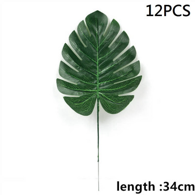 Τεχνητά τροπικά φύλλα φοίνικα Χαβάης Luau Party Aloha Διακόσμηση πάρτι με θέμα τη ζούγκλα για το γάμο Διακόσμηση τραπεζιού σπιτιού γενεθλίων