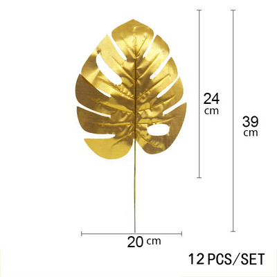 Τεχνητά τροπικά φύλλα φοίνικα Χαβάης Luau Party Aloha Διακόσμηση πάρτι με θέμα τη ζούγκλα για το γάμο Διακόσμηση τραπεζιού σπιτιού γενεθλίων