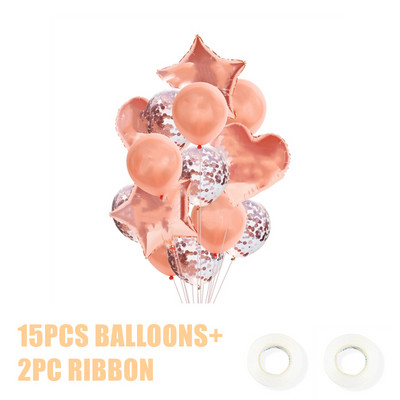 Dekoracije za rođendanske zabave od ružičastog zlata Jednokratno posuđe Papirnati tanjuri Šalice za djevojke Potrepštine za zabavu od ružičastog zlata