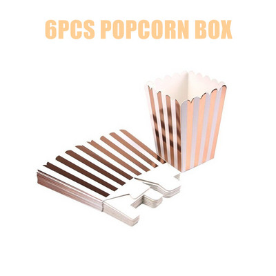 Dekoracije za rođendanske zabave od ružičastog zlata Jednokratno posuđe Papirnati tanjuri Šalice za djevojke Potrepštine za zabavu od ružičastog zlata