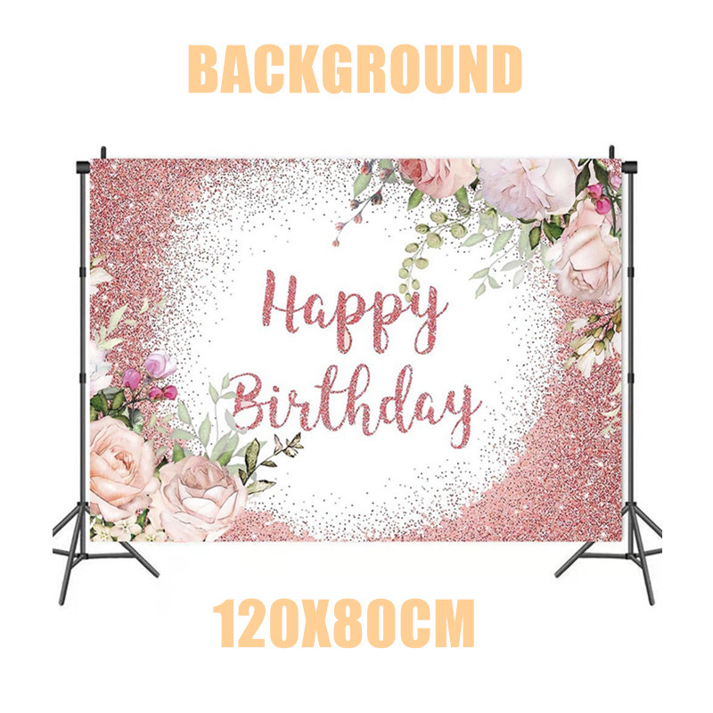 Dekoracije za rođendanske zabave od ružičastog zlata Jednokratno posuđe Papirnati tanjuri Šalice za djevojke Potrepštine za zabavu od ružičastog zlata