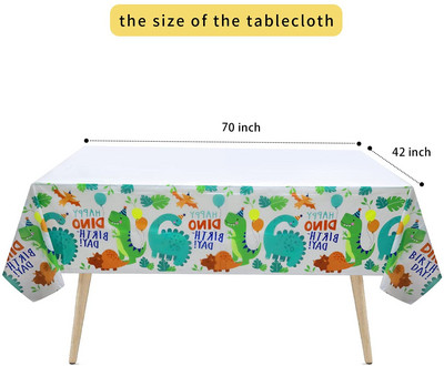 Baner s temom dinosaura, 3-metarski banner u obliku dinosaura Jungle Safari Party Baby Shower Dekoracija za rođendansku zabavu s dinosaurusima za djecu, dječake