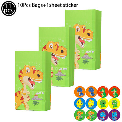 Baner s temom dinosaura, 3-metarski banner u obliku dinosaura Jungle Safari Party Baby Shower Dekoracija za rođendansku zabavu s dinosaurusima za djecu, dječake